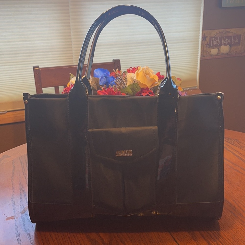 Aimee Kestenberg Heston expandable Black tote!
